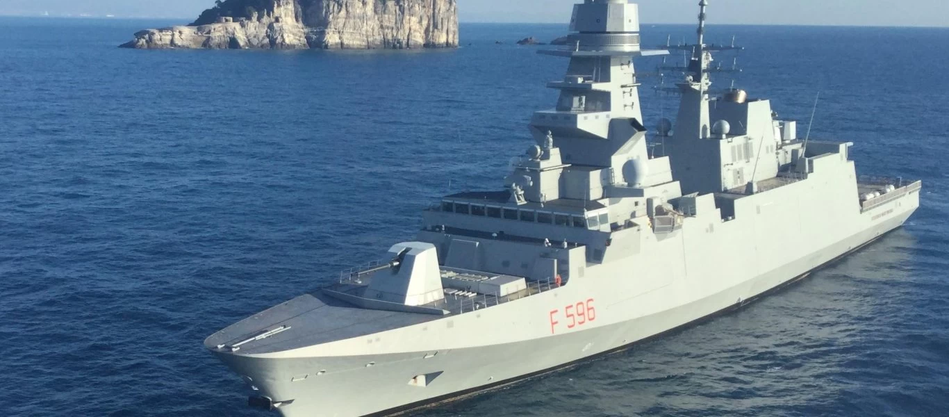 Ιταλική φρεγάτα FREMM κατέπλευσε στην Λάρνακα - Ρώμη: «Θα στηρίξουμε στρατιωτικά Ελλάδα και Κύπρο»